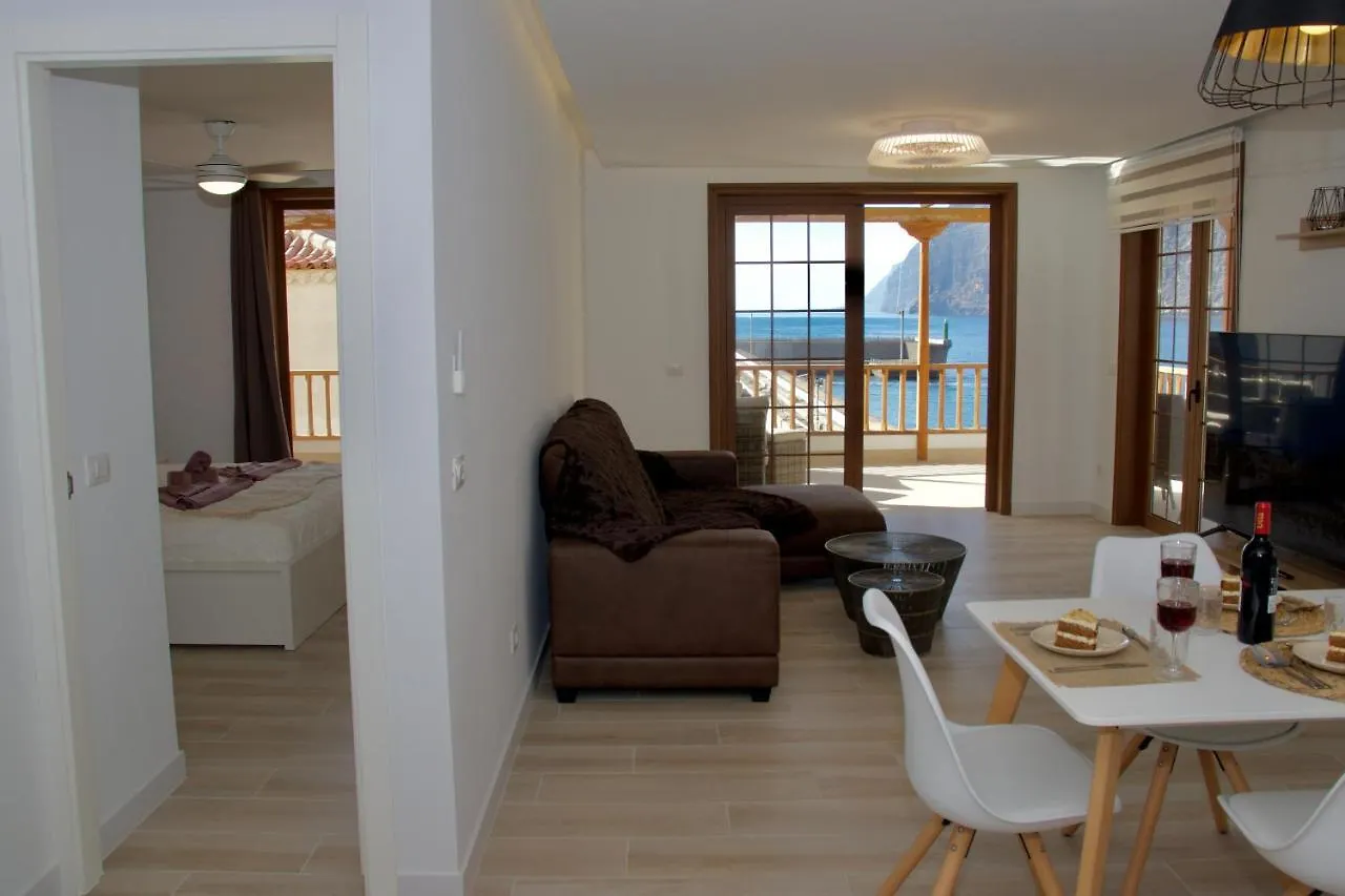 شقة Acantilado de los Gigantes Luxury Beachfront Ocean View